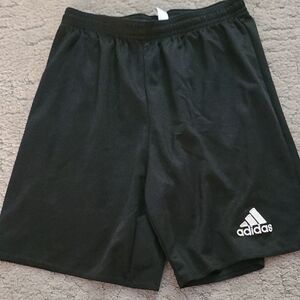 Adidas Boys Black Athletic Shorts